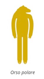 Pittogramma Orso Polare